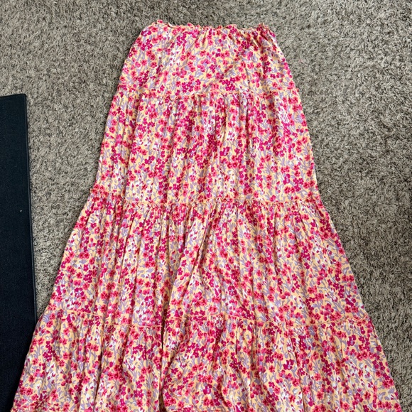 POUPETTE ST BARTH India Button Maxi Skirt S/M - Picture 3 of 4